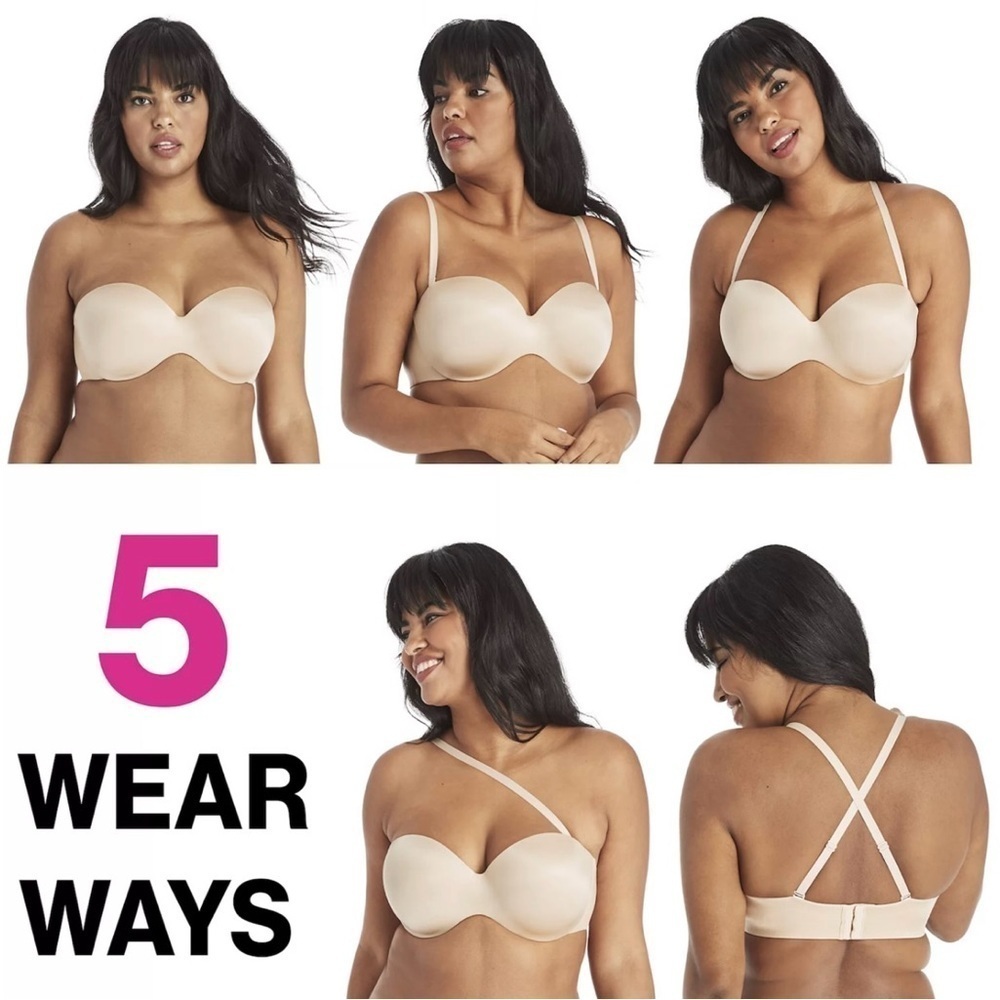 Maidenform Basically Sexy Full Coverage Strapless/Convertible Bra NWT - Picture 3 of 6